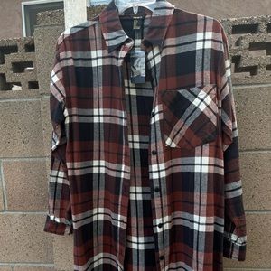 NWT burnt orange flannel 🍂